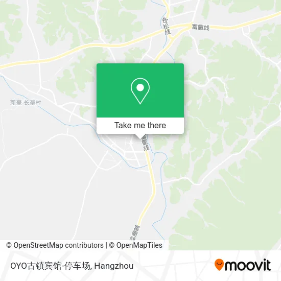 OYO古镇宾馆-停车场 map