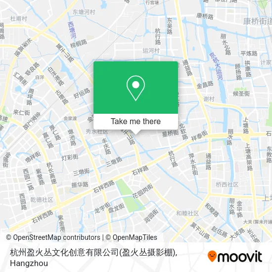 杭州盈火丛文化创意有限公司(盈火丛摄影棚) map