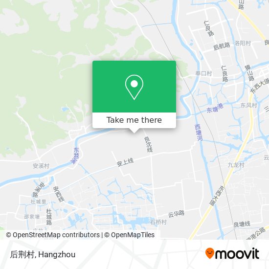 后荆村 map