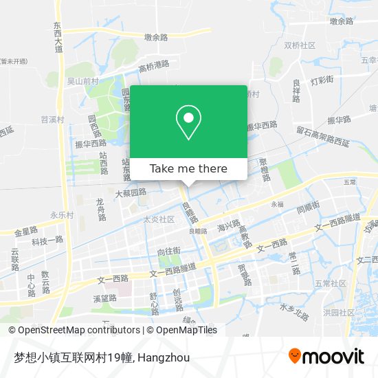 梦想小镇互联网村19幢 map