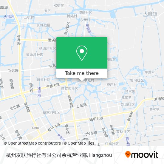 杭州友联旅行社有限公司余杭营业部 map