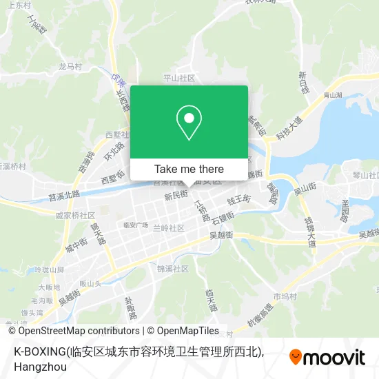 K-BOXING(临安区城东市容环境卫生管理所西北) map