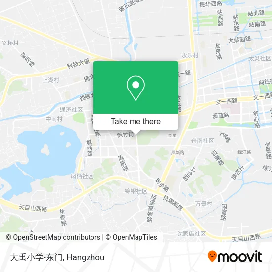 大禹小学-东门 map
