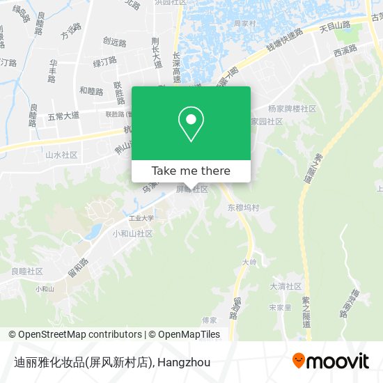 迪丽雅化妆品(屏风新村店) map