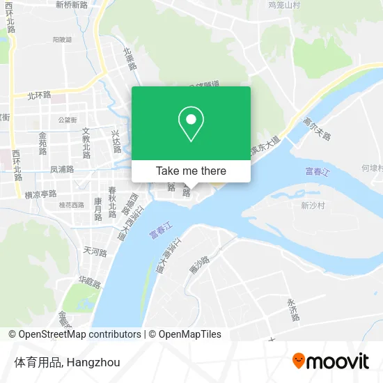 体育用品 map