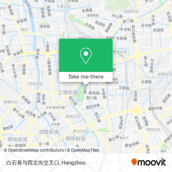 白石巷与西文街交叉口 map