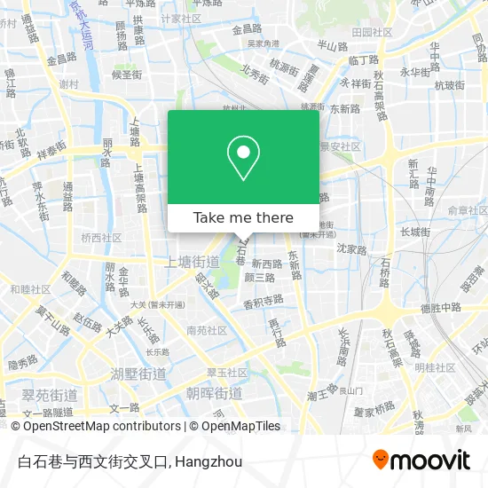 白石巷与西文街交叉口 map
