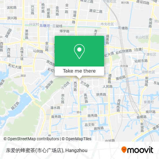 亲爱的蜂蜜茶(市心广场店) map