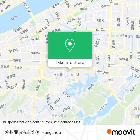 杭州通识汽车维修 map
