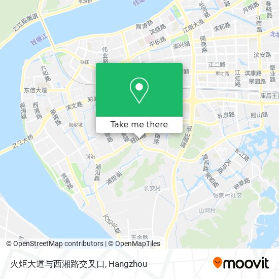火炬大道与西湘路交叉口 map