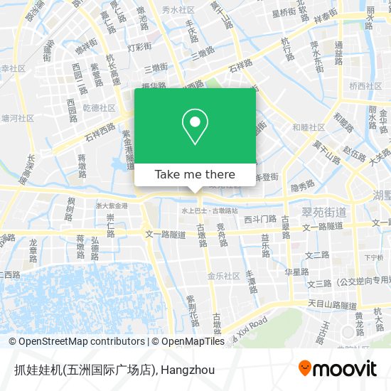 抓娃娃机(五洲国际广场店) map