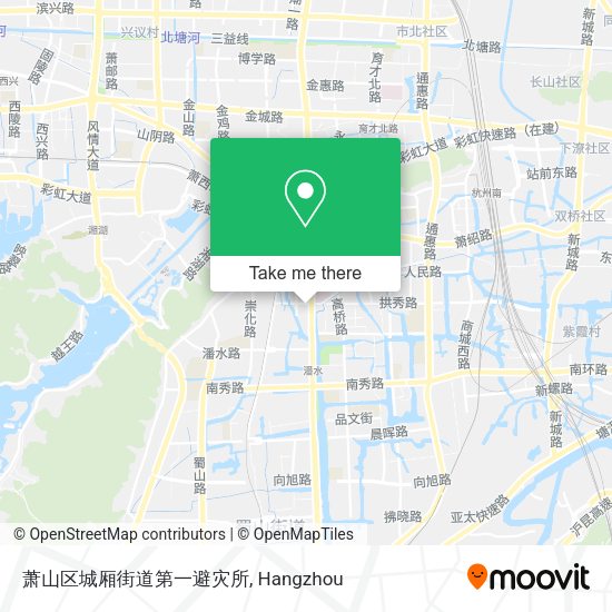 萧山区城厢街道第一避灾所 map