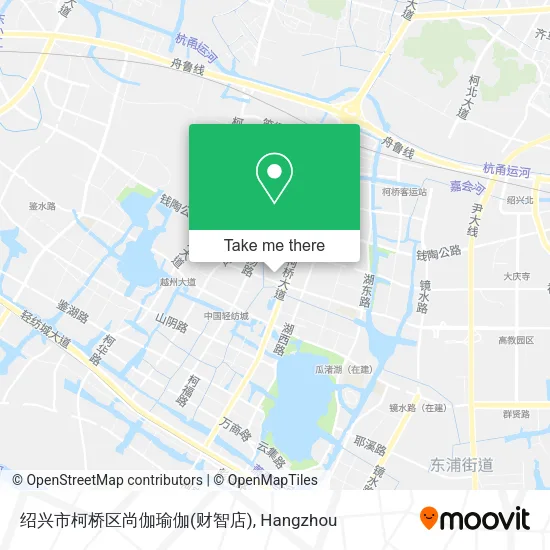 绍兴市柯桥区尚伽瑜伽(财智店) map