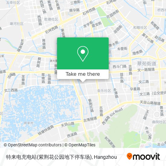 特来电充电站(紫荆花公园地下停车场) map