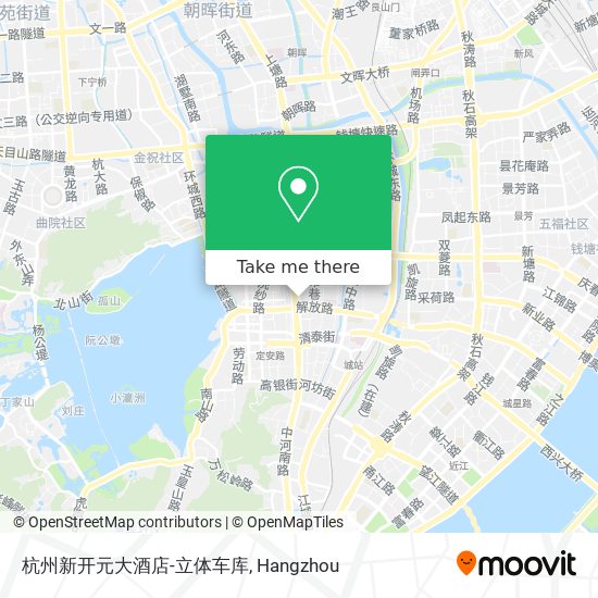 杭州新开元大酒店-立体车库 map
