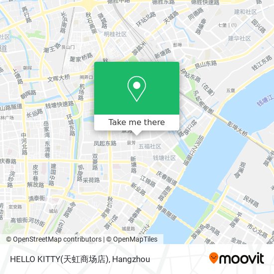 HELLO KITTY(天虹商场店) map