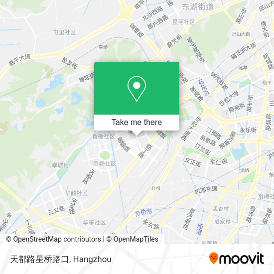 天都路星桥路口 map