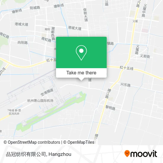 品冠纺织有限公司 map