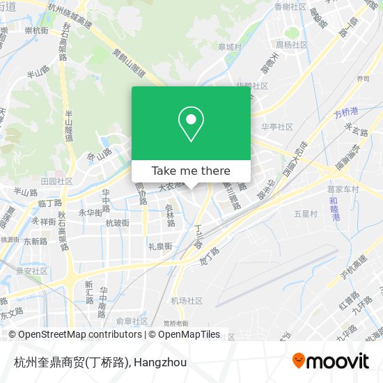 杭州奎鼎商贸(丁桥路) map