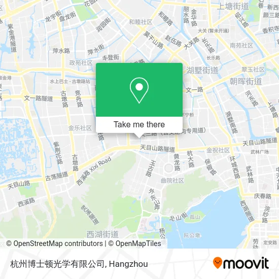 杭州博士顿光学有限公司 map