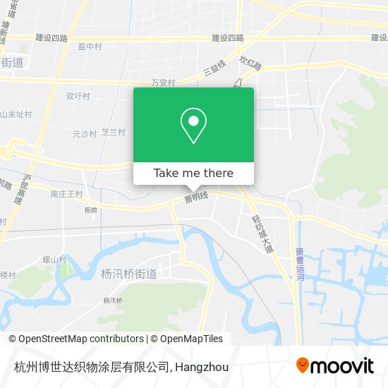 杭州博世达织物涂层有限公司 map