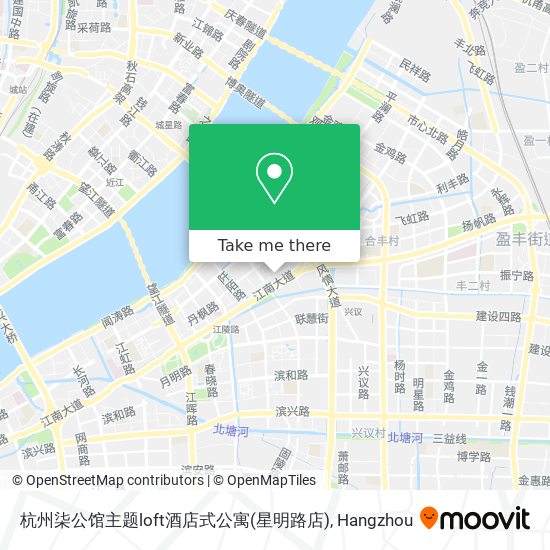 杭州柒公馆主题loft酒店式公寓(星明路店) map