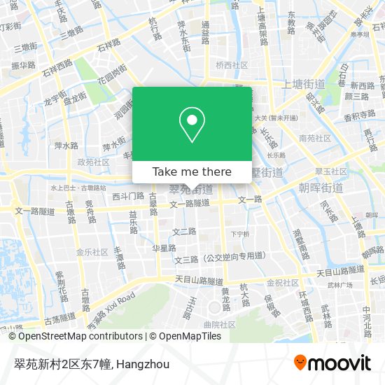 翠苑新村2区东7幢 map