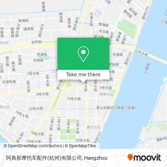 阿典那摩托车配件(杭州)有限公司 map
