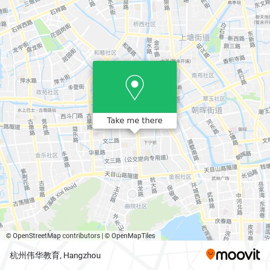 杭州伟华教育 map