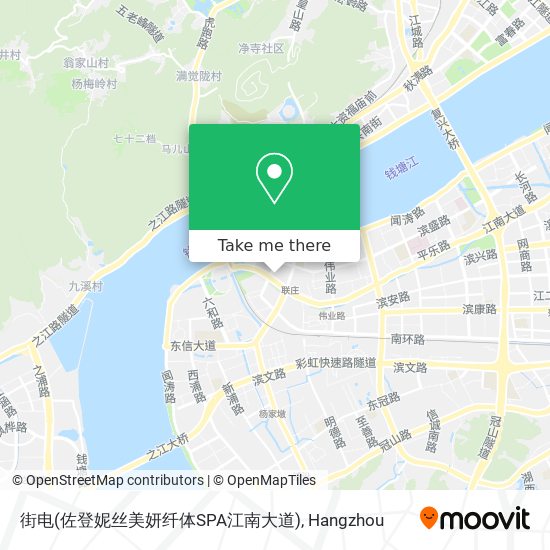 街电(佐登妮丝美妍纤体SPA江南大道) map
