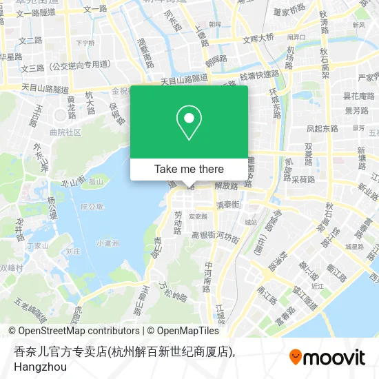 香奈儿官方专卖店(杭州解百新世纪商厦店) map