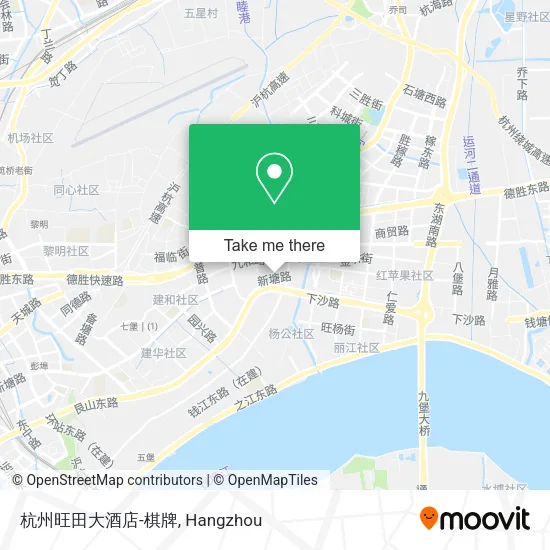 杭州旺田大酒店-棋牌 map