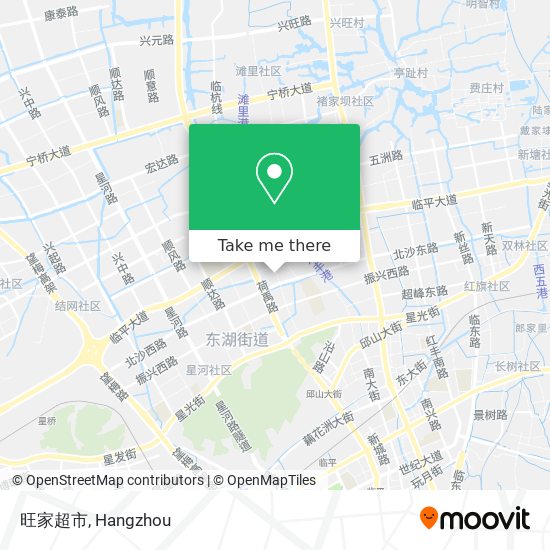 旺家超市 map