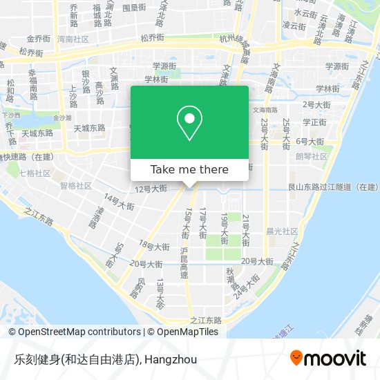 乐刻健身(和达自由港店) map