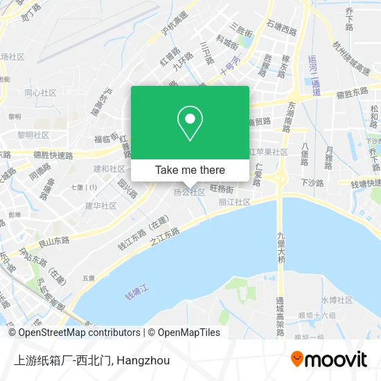 上游纸箱厂-西北门 map