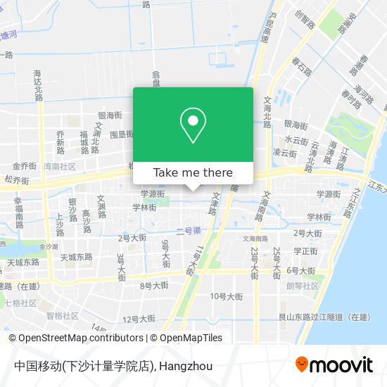 中国移动(下沙计量学院店) map