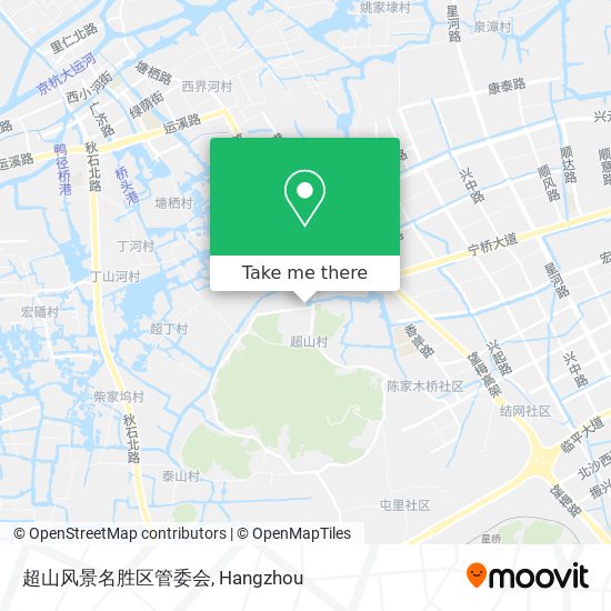 超山风景名胜区管委会 map