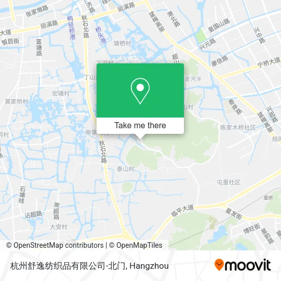 杭州舒逸纺织品有限公司-北门 map