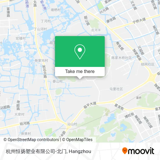 杭州恒扬塑业有限公司-北门 map