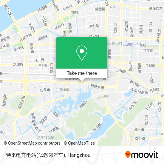 特来电充电站(似您邻汽车) map