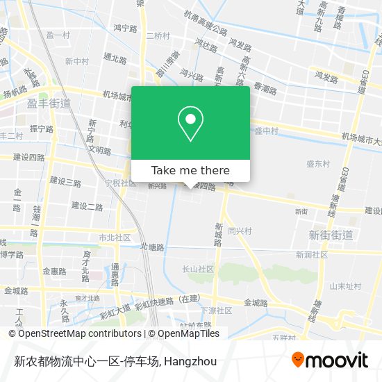 新农都物流中心一区-停车场 map