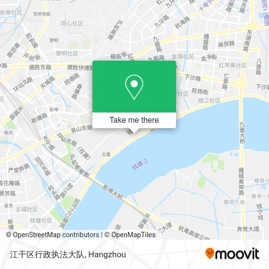 江干区行政执法大队 map