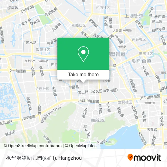 枫华府第幼儿园(西门) map