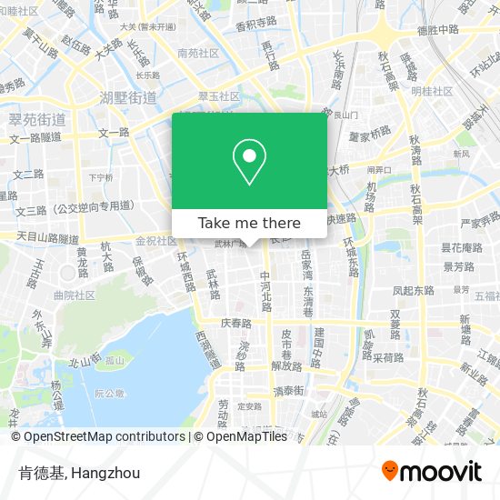 肯德基 map