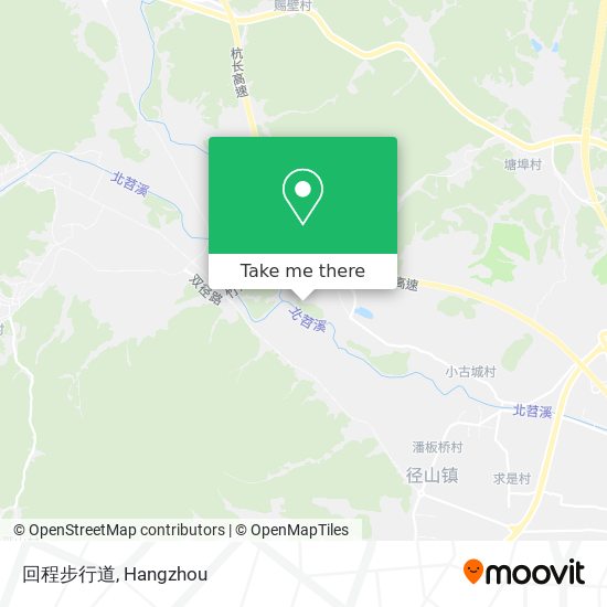 回程步行道 map