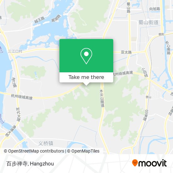 百步禅寺 map
