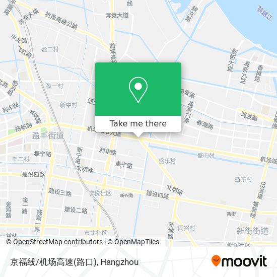 京福线/机场高速(路口) map