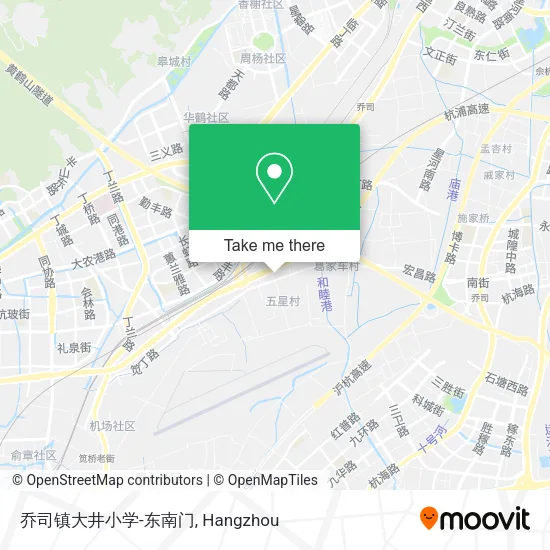 乔司镇大井小学-东南门 map