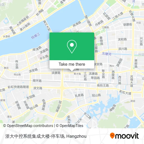 浙大中控系统集成大楼-停车场 map