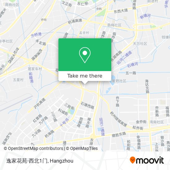 逸家花苑-西北1门 map